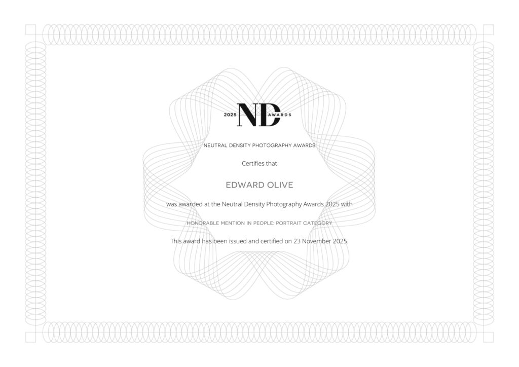 nd certifcate Edward Olive