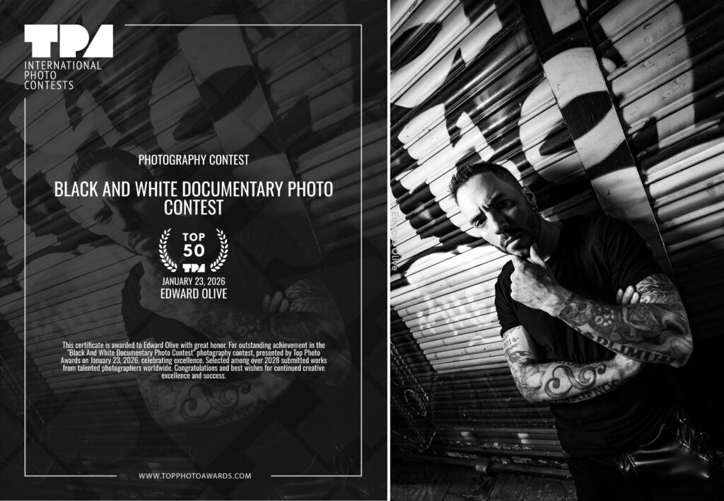 Edward Olive photographer Madrid Black and White Documentary Photo Contest Top 50 2